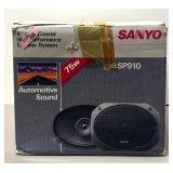 RR - Sanyo SP910 Coaxial Speaker System - 75W Automotive Sound