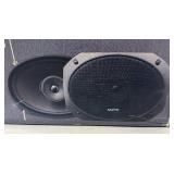RR - Sanyo SP910 Coaxial Speaker System - 75W Automotive Sound