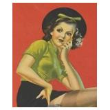 FR - Vintage Pinup Print by Irving Winer