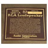 RR - RCA 100-A Loudspeaker - Vintage Console Speaker