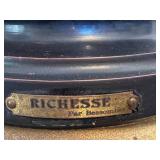 DR - Richesse Par Bessonnes - Antique French Cast Metal Angel Sculpture