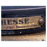 DR - Richesse Par Bessonnes - Antique French Cast Metal Angel Sculpture