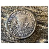 DR - Richesse Par Bessonnes - Antique French Cast Metal Angel Sculpture