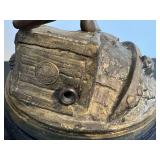 DR - Richesse Par Bessonnes - Antique French Cast Metal Angel Sculpture