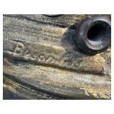 DR - Richesse Par Bessonnes - Antique French Cast Metal Angel Sculpture