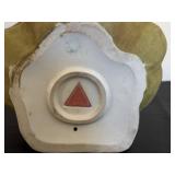 DR - Royal Dux Bohemia Spill Vase with Maiden - Art Nouveau Porcelain