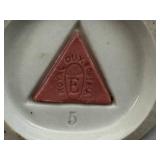 DR - Royal Dux Bohemia Spill Vase with Maiden - Art Nouveau Porcelain