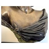 DR - Emmanuel Villanis Seule Bronze Bust Sculpture - Reproduction