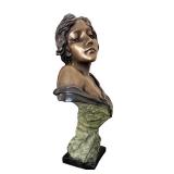 DR - Emmanuel Villanis Seule Bronze Bust Sculpture - Reproduction