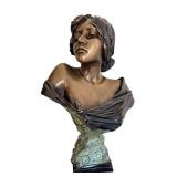 DR - Emmanuel Villanis Seule Bronze Bust Sculpture - Reproduction