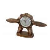 BR - Gibraltar Electric Clock Co. No. 290 Winged Plane Mantel Clock