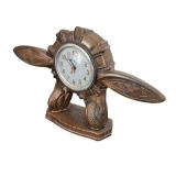 BR - Gibraltar Electric Clock Co. No. 290 Winged Plane Mantel Clock