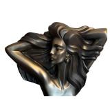 DR - Austin Productions 1989 Signed A. DANEL Contemporary Woman Sculpture