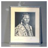 DR - T.J. Hileman Chief Heavy Breast Glacier National Park Portrait Photograph 1927