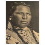 DR - T.J. Hileman Chief Heavy Breast Glacier National Park Portrait Photograph 1927