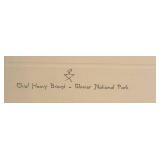 DR - T.J. Hileman Chief Heavy Breast Glacier National Park Portrait Photograph 1927