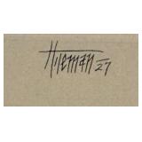 DR - T.J. Hileman Chief Heavy Breast Glacier National Park Portrait Photograph 1927