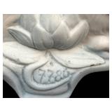 DR - Germa Antique 1890 Bisque Porcelain Planter with Swans