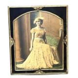 BR - Autochrome Portrait - Antique Ornate Gilt Frame