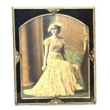 BR - Autochrome Portrait - Antique Ornate Gilt Frame