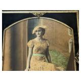 BR - Autochrome Portrait - Antique Ornate Gilt Frame