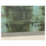 LR - Atkinson Fox Print - Vintage Landscape, Framed