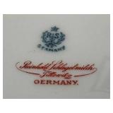DR - R.S. Prussia Plate - Art Deco Porcelain,Germany