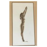 BR - Jim Striby Original Nude Watercolor Painting