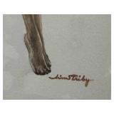 BR - Jim Striby Original Nude Watercolor Painting
