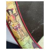 DR - Julia Marlowe Tin Lithograph Tray - Antique Advertising / Vintage Art Nouveau Julia Marlowe Tin Lithograph Tray