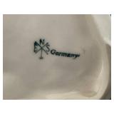 DR - Antique Karls Ens Porcelain Figurine Woman with Water Lily