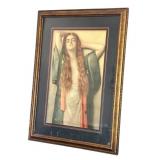 DR - Art Nouveau Framed Print
