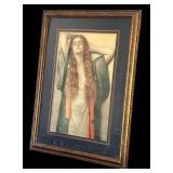 DR - Art Nouveau Framed Print
