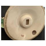 BR - Vintage Porcelain Lady Figurine - Art Deco Green Dress