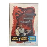 DR - Blood Alley Movie Poster - John Wayne & Lauren Bacall #55/405