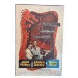 DR - Blood Alley Movie Poster - John Wayne & Lauren Bacall #55/405