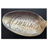 DR - Sterling Virginia Souvenir Spoon 5 Inches Long