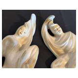 BR - Pair of Vintage Coventry Ware Ceramic Wall Hangings