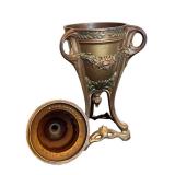 DR - Bronze Incense Burner / Censer - Antique French Art Nouveau