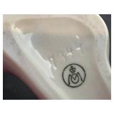 DR - Metzler & Ortloff Nude Reclining Porcelain Figurine - German Art Deco,