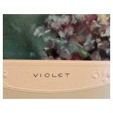 DR - Violet Art Nouveau Vintage Print - Portrait