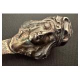 DR - Sterling Silver Art Nouveau Figural Spoon