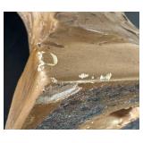 DR - Ceramic Bust - 16.5 in H, Woman with Red Headscarf, Unmarked