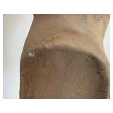 DR - Friedrich Goldscheider Art Nouveau Terracotta Bust - Polychrome with Red Roses