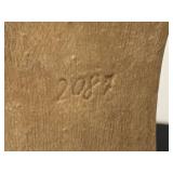 DR - Friedrich Goldscheider Art Nouveau Terracotta Bust - Polychrome with Red Roses