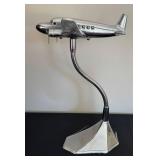 BR - DC-3 Airplane Desk Lamp - Vintage Art Deco, Adjustable to 15.5 in