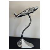 BR - DC-3 Airplane Desk Lamp - Vintage Art Deco, Adjustable to 15.5 in