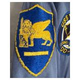 DR - Vintage N-4 U.S. Navy Deck Jacket - USS Vesole DD-878 Patch & USS Columbus Patch - Size Small/Medium