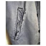 DR - Vintage N-4 U.S. Navy Deck Jacket - USS Vesole DD-878 Patch & USS Columbus Patch - Size Small/Medium