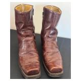 BR - Brown Leather Boots (Lot of 2) - Size 9D
